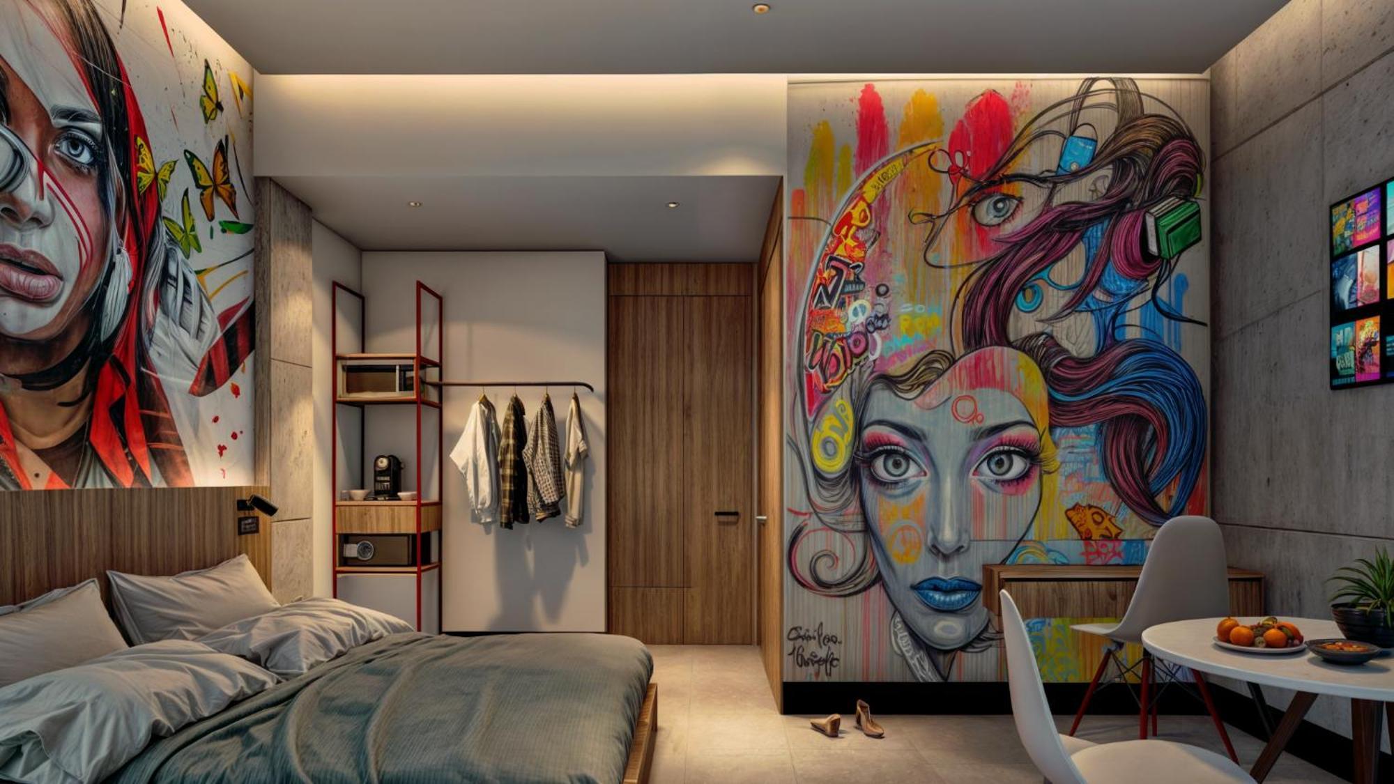 Street Art Hotel Roma Meksika Dış mekan fotoğraf