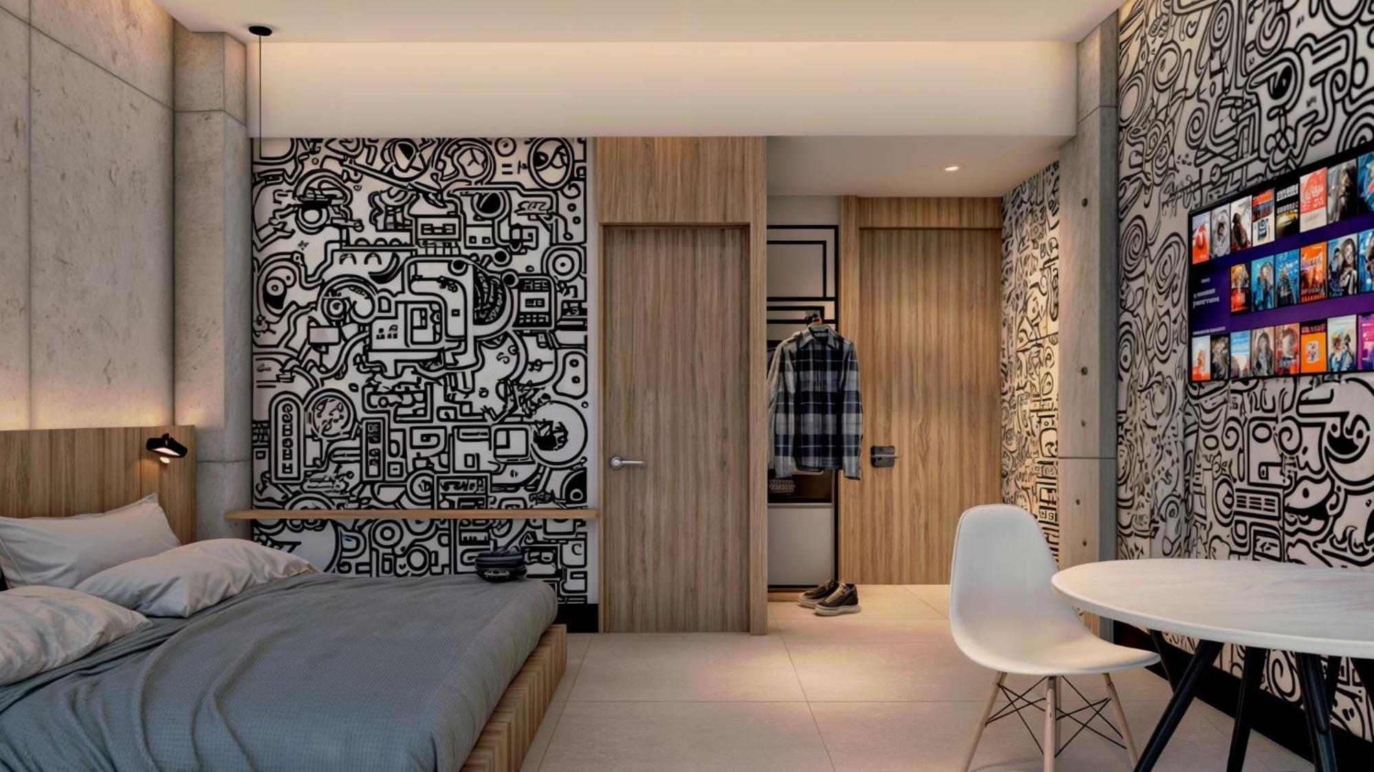 Street Art Hotel Roma Meksika Dış mekan fotoğraf