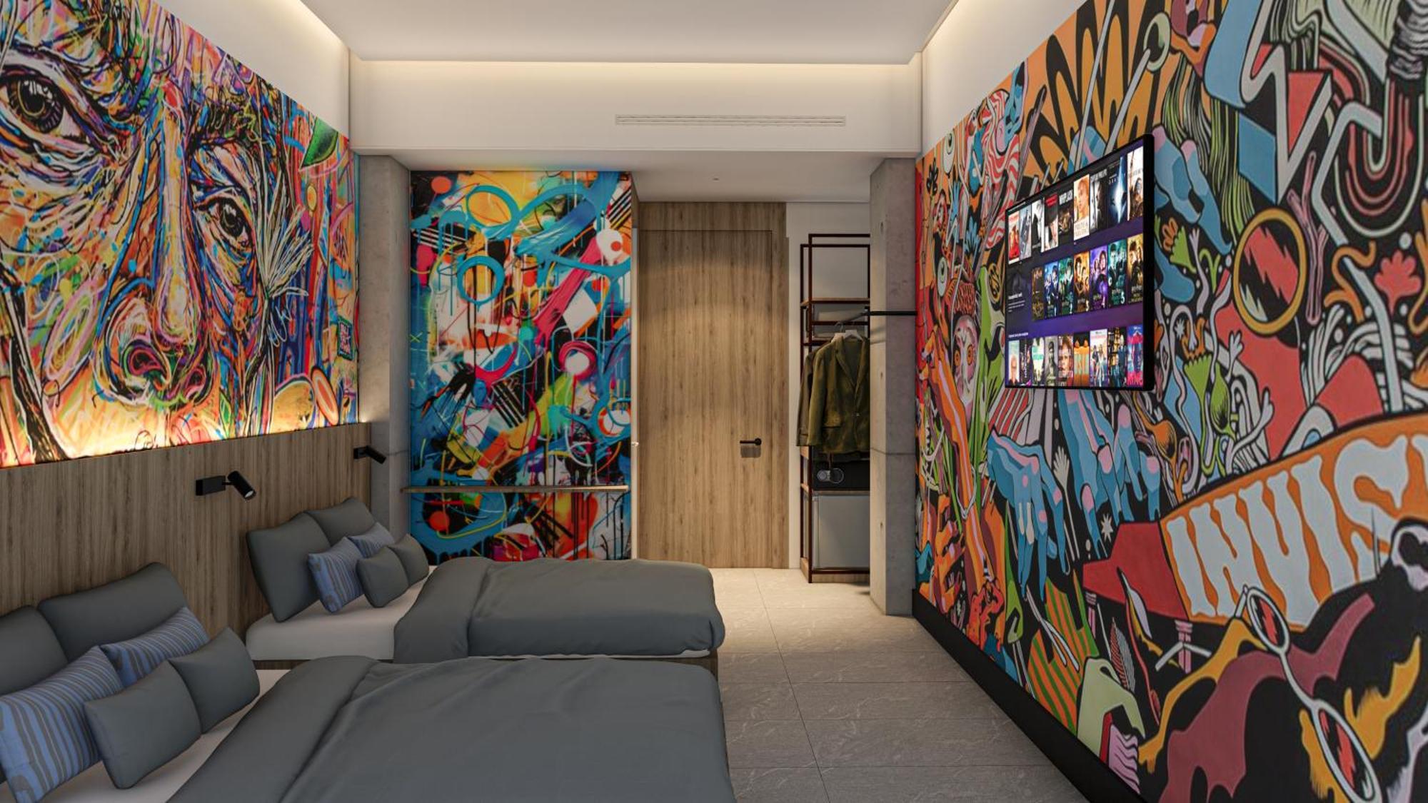 Street Art Hotel Roma Meksika Dış mekan fotoğraf