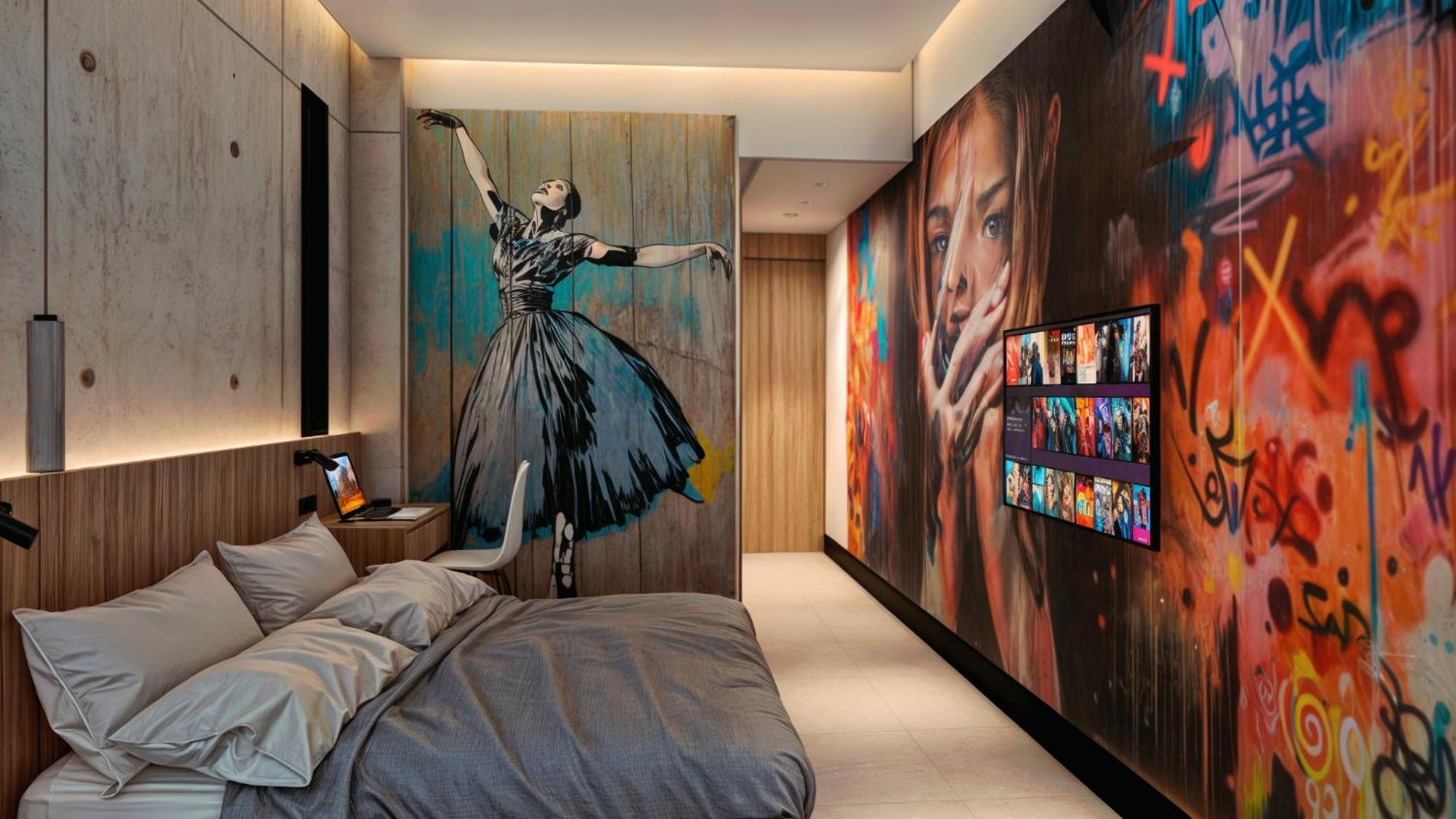Street Art Hotel Roma Meksika Dış mekan fotoğraf