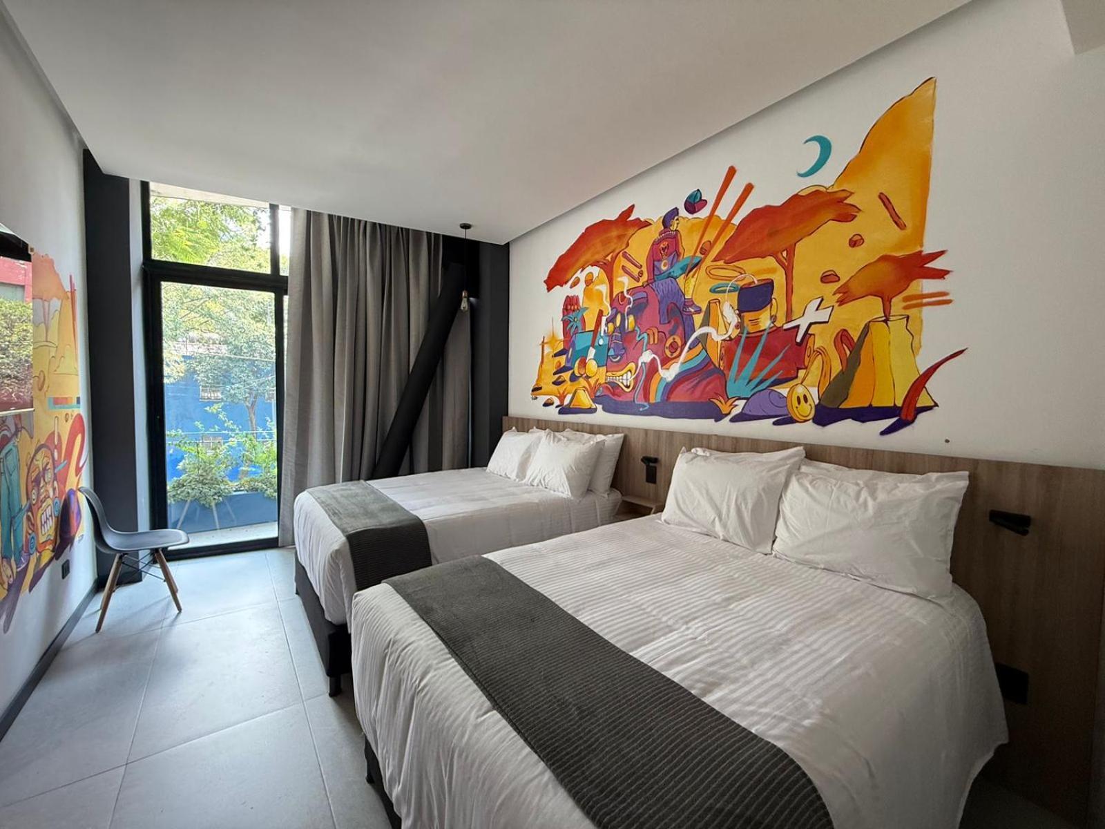 Street Art Hotel Roma Meksika Dış mekan fotoğraf